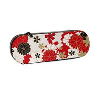 BEEOFICEPENG Astuccio, Kawaii giapponese bellissimo Sakura, astuccio in pelle Astuccio per penne, scuola per ufficio, portagioie, porta pennelli per trucco