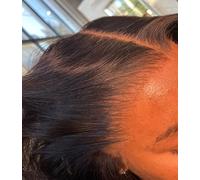 BEEOS 13x4 Skinlike Real HD Lace Frontal Only, 0.10mm Ultra-sottile invisibile HD Lace Pre-pizzicato Vivid Hairline Straight Human Hair Frontal piece 12 Pollice