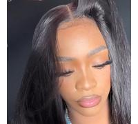 BEEOS 2x6 SKINLIKE Real HD Lace Closure , 0.10mm Ultra-sottile HD Lace Straight Human Hair Pre-pizzicati nodi sbiancati 30,5 cm