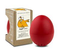 BeepEggg Classic Rosso - Timer da cucina - Cuocere uova per 3 gradi di durezza - Piep Uovo con 3 melodie - Divertente cuoco - Musica Eggtimer - Brainstream
