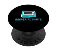 Beeper Attivare 90s Nostalgia Cercapersone Retro Tech Appassionato PopSockets PopGrip Adesivo