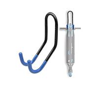 BEEPER Me161, Supporto da Parete per Monopattino Bicicletta Unisex Adulto, Nero/Blu, 11 x 36 x 10 cm Diamètre Ø16 mm