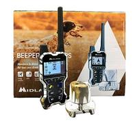 Beeper One GPS - Localizzatore per Cani - Copertura fino a 2,5 Km - Avviso con Vibrazione - Visualizzazione della distanza e posizione - Telecomando con ampio display - Localizzatore acustico