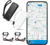 Beepings Pack ZEN S + Convertitore; GPS Tracker per Auto, Moto, Scooter | Localizzatore GPS Anti-jamming senza SIM; 1 Anno di Abbonamento Inclusi; Fino a 6 Mesi di Autonomia; Ambiente urbano; Europa