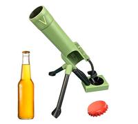 Beer Bottle Mortar Automatic Bottle Opener | 51mm Mortar Beer Bottles Opener, Hands-Free Push Down Openers, Men's Exclusive Space For Home, Bar, Party