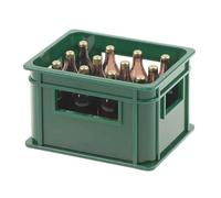 Beer Bottles - Collectible Display Rack, Tavern Souvenir Gift, Premium Transparent Glass Storage Box | Brewery Desktop Figurine Organizer, Beer Bottles Box Storage Solution, Glass Bottle Collectible