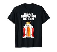Beer Brewing Queen | Birra di birra da donna Homebrew Brewing Maglietta