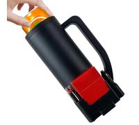 Beer Cooler - Can Insulator | Double Beverage Reload Holder with Storage Slots for Cans, Thermal Insulated Sleeve for Outdoor Hiking Fishing & Travel, Heavy Duty Neoprene, Black