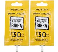 Beer Cream Protezione Solare Alta Alla Birra SPF30 2x15 ml Crema
