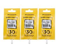Beer Cream Protezione Solare Alta Alla Birra SPF30 3x15 ml Crema