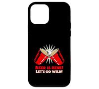 Beer Is Here Let's Go Wild (Grafica Beer Pong) Custodia per iPhone 12 mini