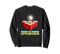 Beer Is Here Let's Go Wild Party Beer Pong - Gioco da Bere Felpa