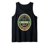 Beer Label Logo Irish Stout Mens Halloween Group Costume Canotta