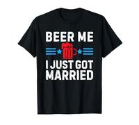 Beer Me I Just Got Married Maglietta