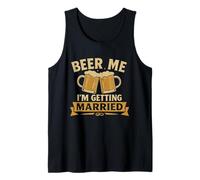 Beer Me I'm Getting Married Divertente Groom Canotta