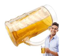 Beer Mug Cup - Bevange Beving Brivel, Pint Stein Glassata | Collezione Di Stoviglie per Interni All'aperto per Il Ristorante Café Tavern Barbecue Festival Sports Night Event Showcase Displ