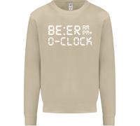 Beer O'Clock Divertente Alcolico Ubriaco Umorismo Uomo Felpa