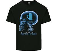 Beer On The Brain Maglietta Divertente Per Bambini BBQ