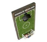 Beer Opener | Soccer Field Shape Kitchen Gadget | Easy To Use Bottle Lid Opener With Lid Collector | Consummate Present For Men, Soccer Fans, Wine, Water, Kitchen, Bar, Restaurants