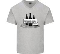 Beer Silence Divertente Alcol Cider Guinness Maglietta In Cotone A V Per Uomo