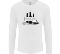 Beer Silence Divertente Alcol Cider Guinness Uomo Manica Lunga T-Shirt