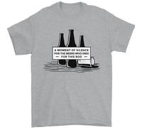 Beer Silence Divertente Alcol Cider Guinness Uomo T-Shirt 100% Cotone