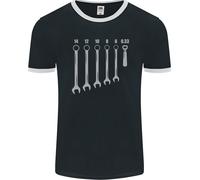 Beer Spanners Divertente Meccanico Alcol DIY Uomo Ringer T-Shirt FotL