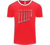 Beer Spanners Divertente Meccanico Alcol DIY Uomo Ringer T-Shirt FotL