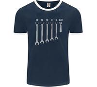 Beer Spanners Divertente Meccanico Alcol DIY Uomo Ringer T-Shirt FotL