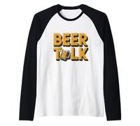 Beer Talk - Boccale da Birra Divertente da Bar Maglia con Maniche Raglan