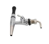 beer tap, Rubinetto for birra alla spina con controllo del flusso del caffè con gambo corto, erogatore cromato for vino e soda fatto in casa,For Homebrew Beer Tower