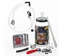 Beer & Wine - Kit Fermentazione Sidro e Idromele Fatto in Casa - Kit per Produzione di Sidro e Idromele - Kit Riutilizzabile - Idea Regalo (Kit Idromele con Vaso 3,1 lt)