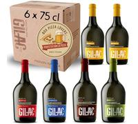 Beerbox Pizza Lover birra artigianale 6 bottiglie da 75cl - Made in Italy | Selezione premium perfetta per le pizzate, birre artigianali confezione regalo