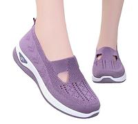 BeerMmay HotelBee Scarpe da Passeggio Ortopediche da Donna, Leggere, Senza Lacci, da Donna, per Escursionismo, Traspiranti, Scarpe Ortopediche, Lavanda, 40 EU