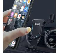 Beerte Supporto telefono auto per Mercedes Benz GLC 2015-2022 2015-2020 Supporto telefono regolabile e stabile per smartphone da 4-7 pollici (lega nera)