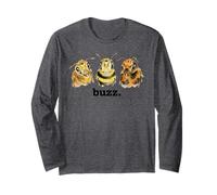 Bees Buzz Divertente Amante delle api Ape Custode Divertente ronzio Maglia a Manica