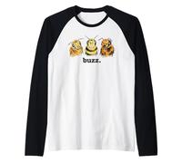 Bees Buzz Divertente Amante delle api Ape Custode Divertente ronzio Maglia con Maniche Raglan