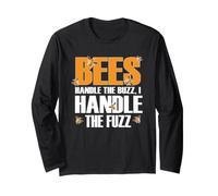 Bees Handle The Buzz I Handle The Fuzz Maglia a Manica