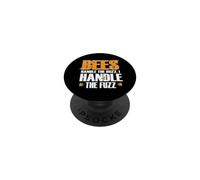 BEES HANDLE THE BUZZ I HANDLE THE FUZZ PopSockets PopGrip Adesivo