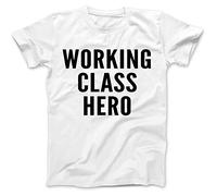 Bees Knees Tees Working Class Hero As Worn By John Lennon T-Shirt Cotton
