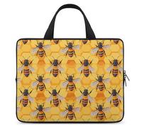 Bees Laptop Bag Sleeve Funny Tablet Case Protettiva Carry Bag Valigetta con Maniglia 17"