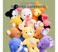 Bees Yarny Crochet Pattern 10 Plush Amigurumi: Explore 10 Easy and C (Tascabile)