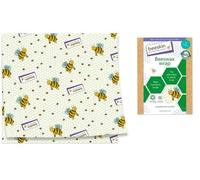 Beeskin Bienenwachstuch Misura XL 35 X 65 CM Pellicola Trasparente per