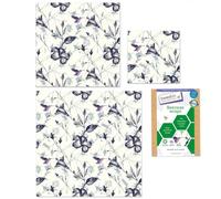 beeskin Set di 3 panni in cera d'api Multi (Kolibri)