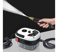 BEESOM 2500w Pulitore a Vapore Ad Alta Pressione Ad Alta Temperatura Lavasuperfici a Vapore Pulitore a Vapore Casa per Cucina Bagno Persiane Piastrelle di Ceramica,White-220V