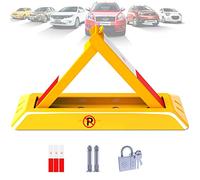 BEESOM Blocco Parcheggio Auto, Barriera di Parcheggio, Blocco di Parcheggio con Lucchetto, Blocco di Parcheggio Manuale, Dissuasore di Barriera Impermeabile,60CM