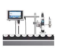 BEESOM Codificatore a Getto D'inchiostro in Linea,Macchina Codifica Online Data,Touch Screen 7 Pollici,Codifica in Lotti Numeri e Testo,per Metallo Vetro Plastica e Superfici Vari 12.7mm