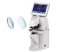 BEESOM Facemeter Portatile,Tester Ottico UV per Lenti,Schermo Touch da 7", Misurazione Sfera/Cilindro/Axis,Calibrazione Automatica,Stampante UV PD + Compatibilità con Lenti a Contatto