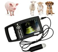 BEESOM Kit Scanner Ecografia Veterinaria,Veterinario B-Ultrasound Machine,Ecografo Suini E Ovini,Multifunzionale sul Tester Grasso,Stimata Test Gravidanza per Suini E Ovini Scadenza