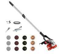 BEESOM Set Levigatrice Cemento 3 Teste,Levigatrice Lucidatrice Pareti Pavimenti,Levigatrice Portatile Tre Teste Senza Polvere,per Cemento,Pavimenti Pareti,velocità Regolabile B